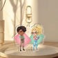 Lexi & Damian Chibi Acrylic Keychain