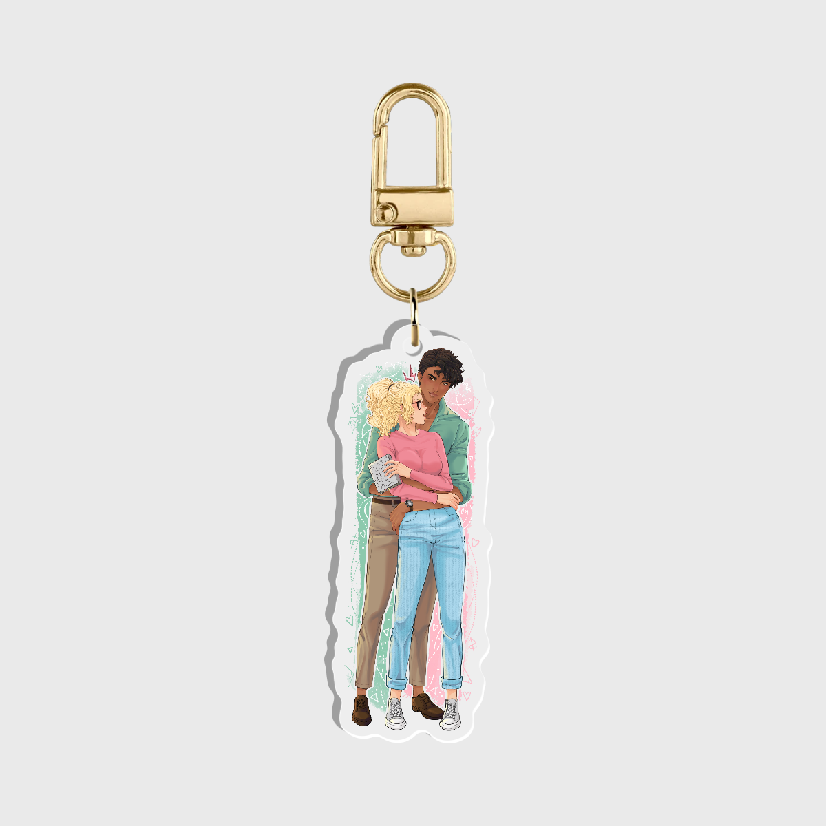 Lexi & Damian Acrylic Keychain