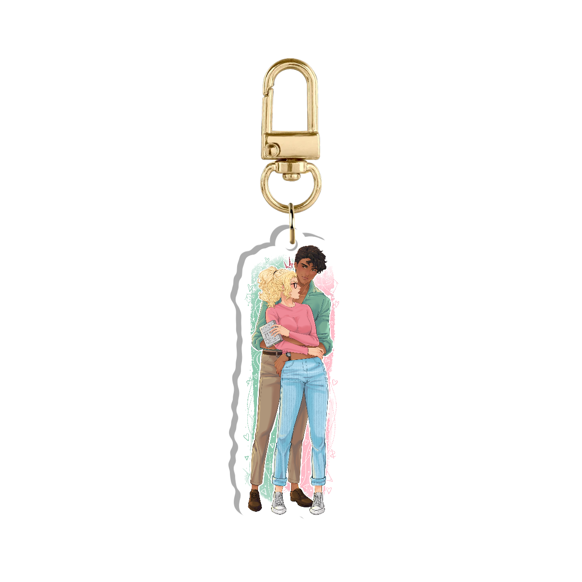 Lexi & Damian Acrylic Keychain