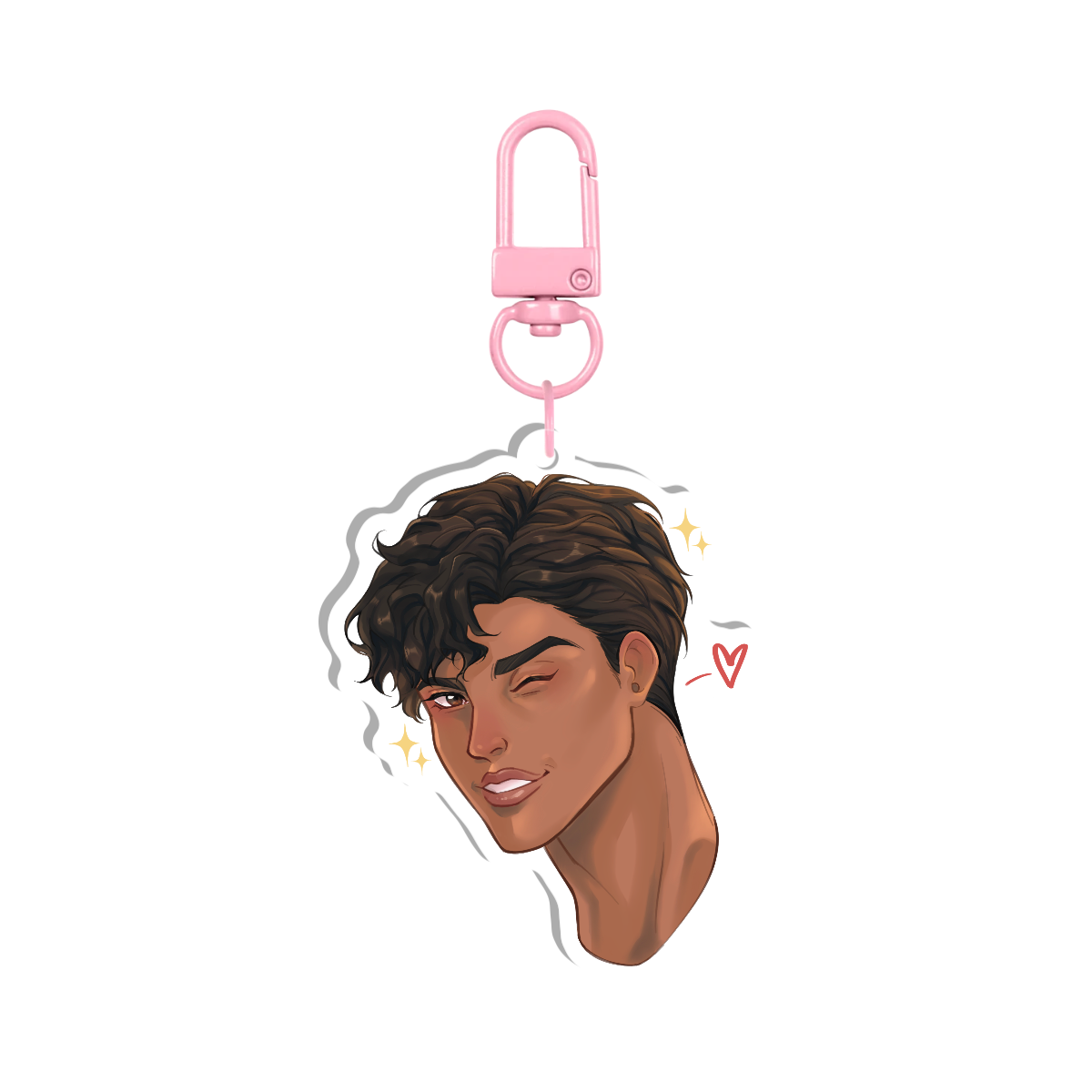 Damian Acrylic Keychain