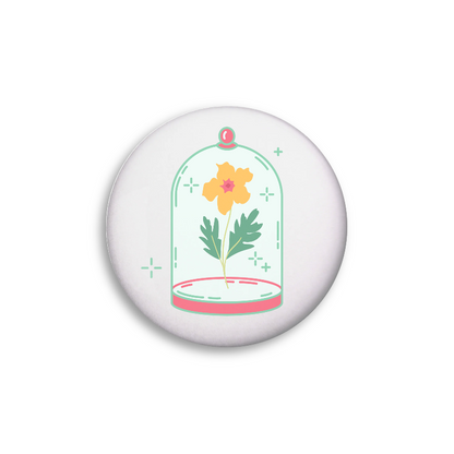 Marigold Button Pin