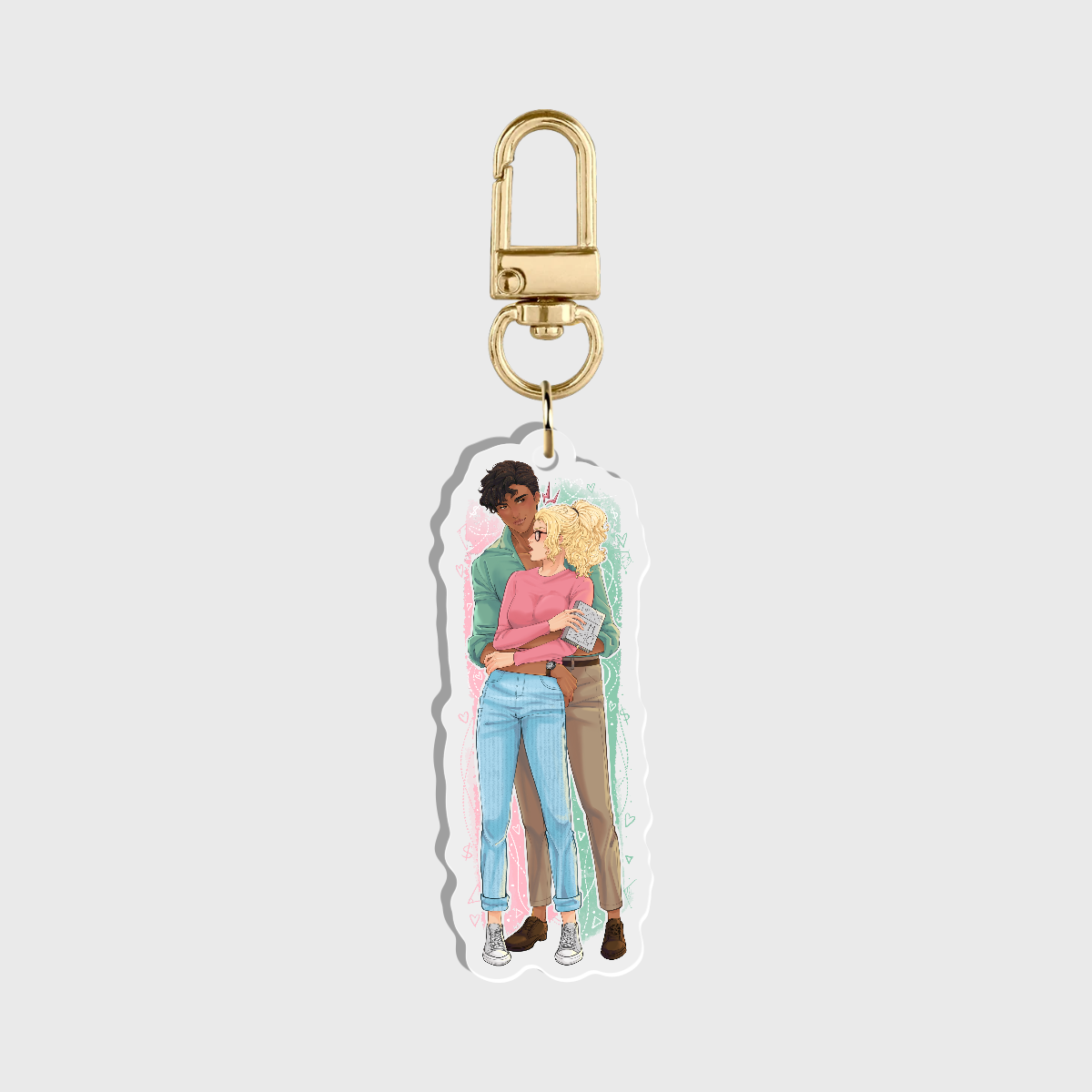 Lexi & Damian Acrylic Keychain