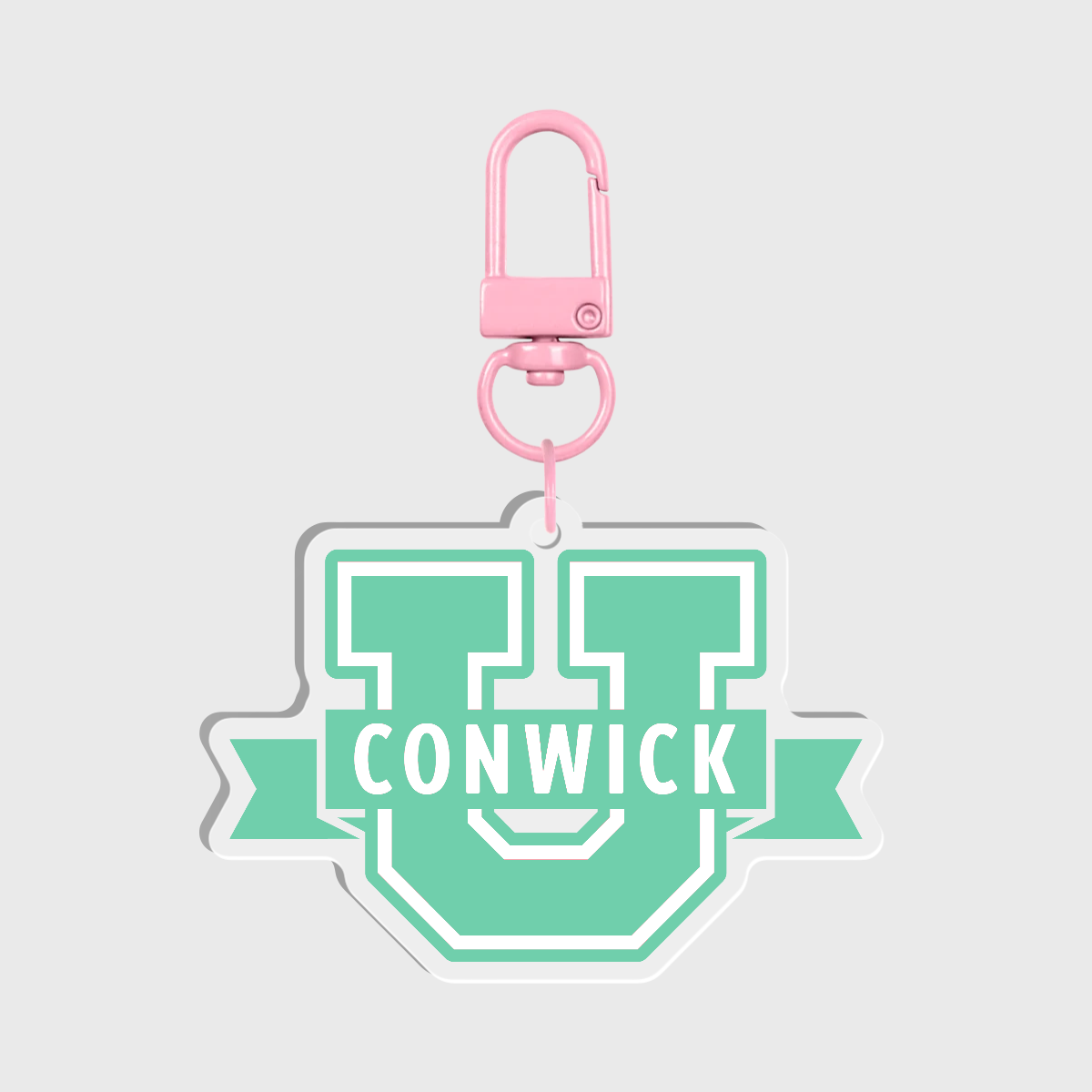Conwick U Logo Acrylic Keychain