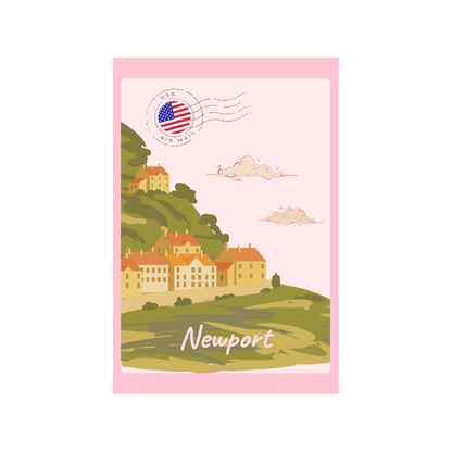 Newport/Sightseeing with Lexi Double-sided Art Print