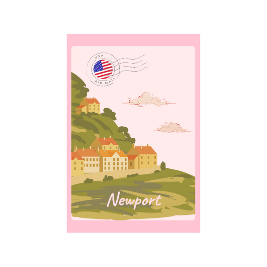 Newport/Sightseeing with Lexi Double-sided Art Print