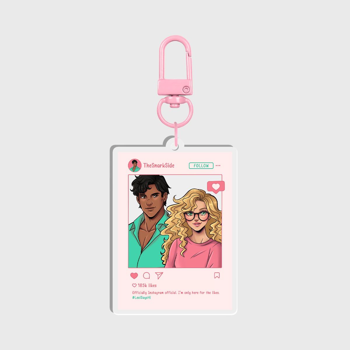 Instagram Acrylic Keychain