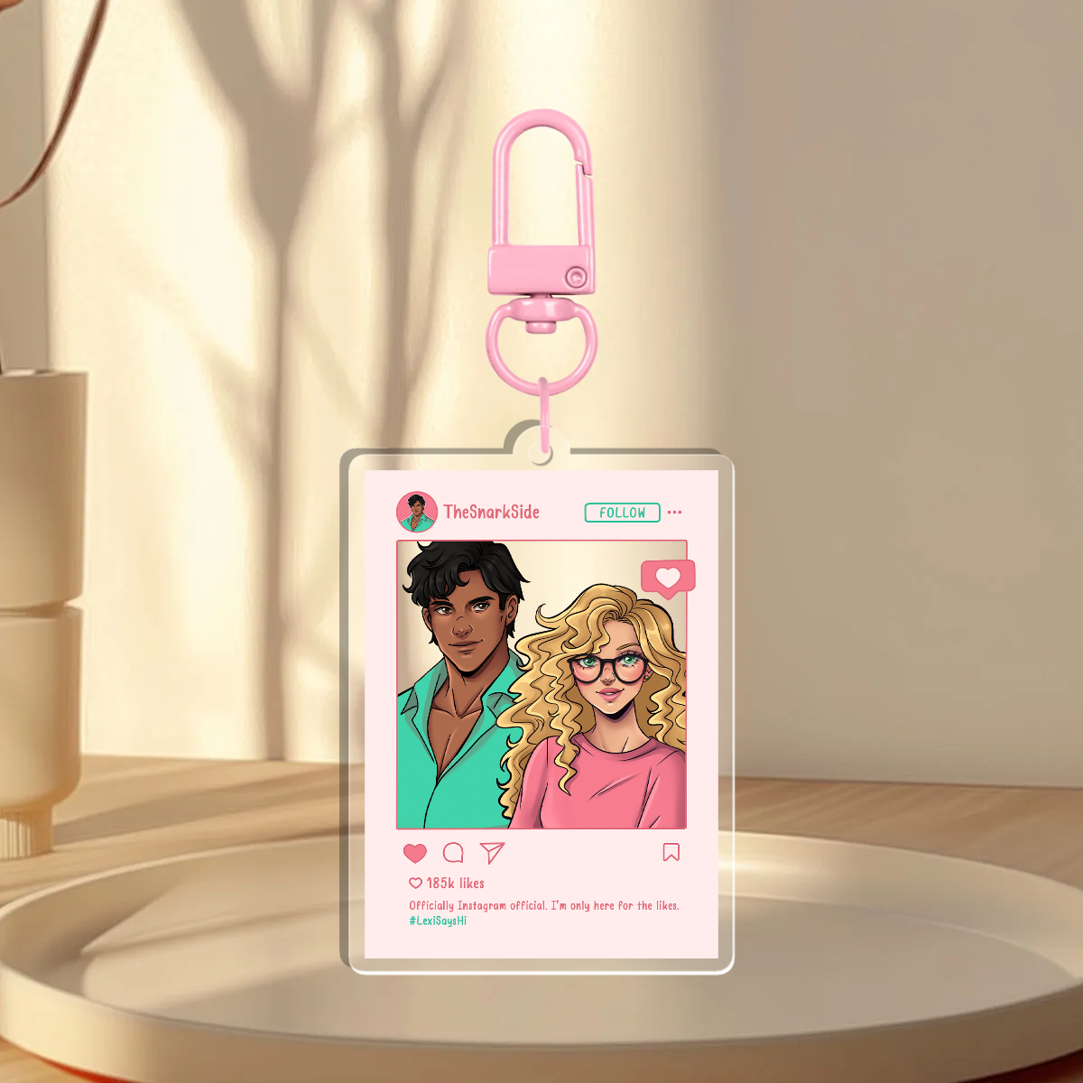 Instagram Acrylic Keychain
