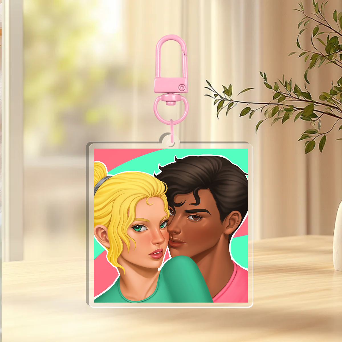 The Girlfriend Agreement Acrylic Keychain