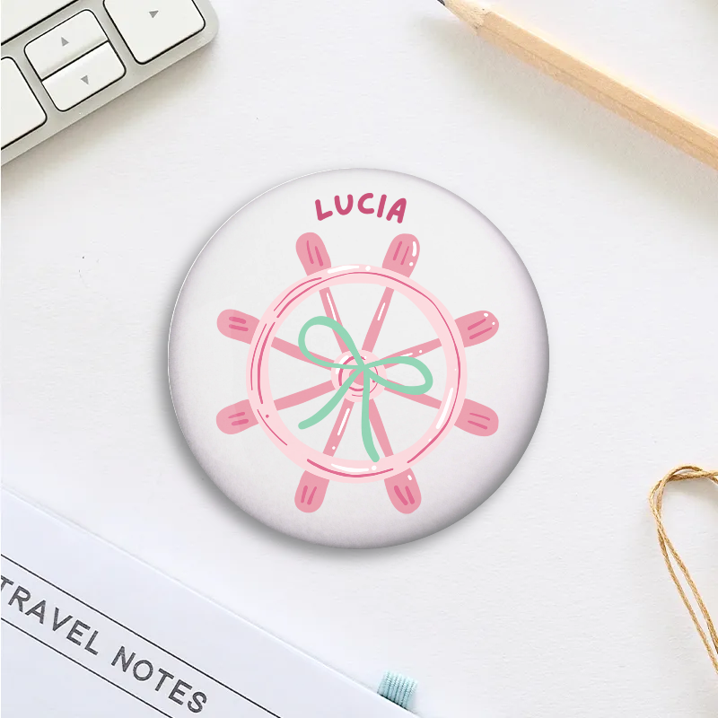 Lucia Button Pin