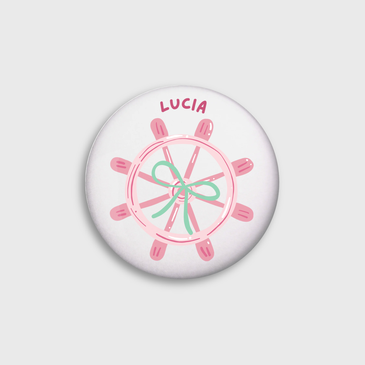 Lucia Button Pin