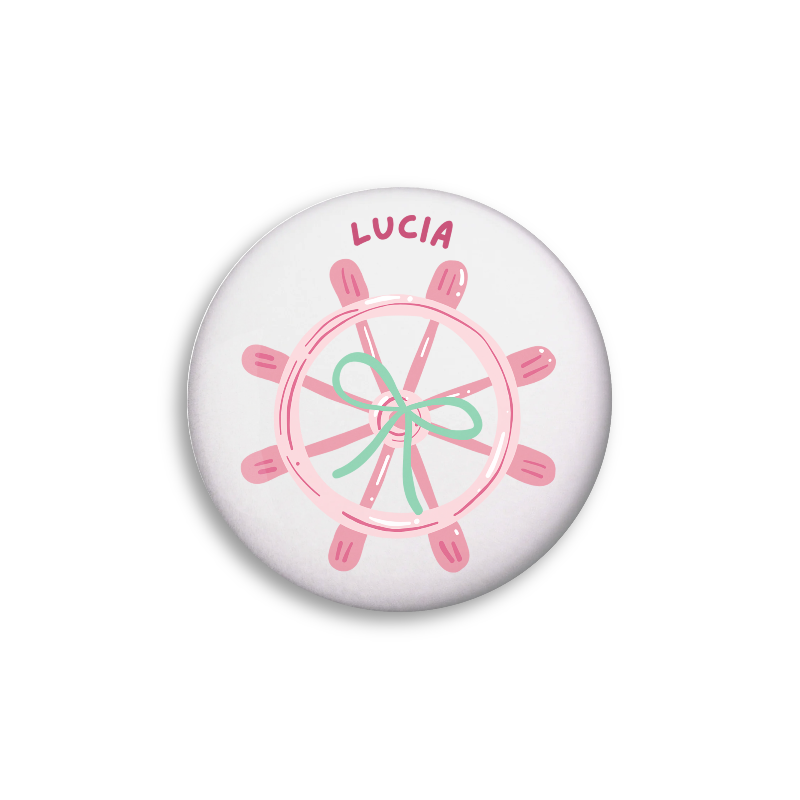 Lucia Button Pin