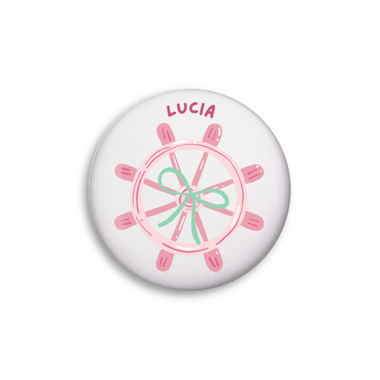 Lucia Button Pin