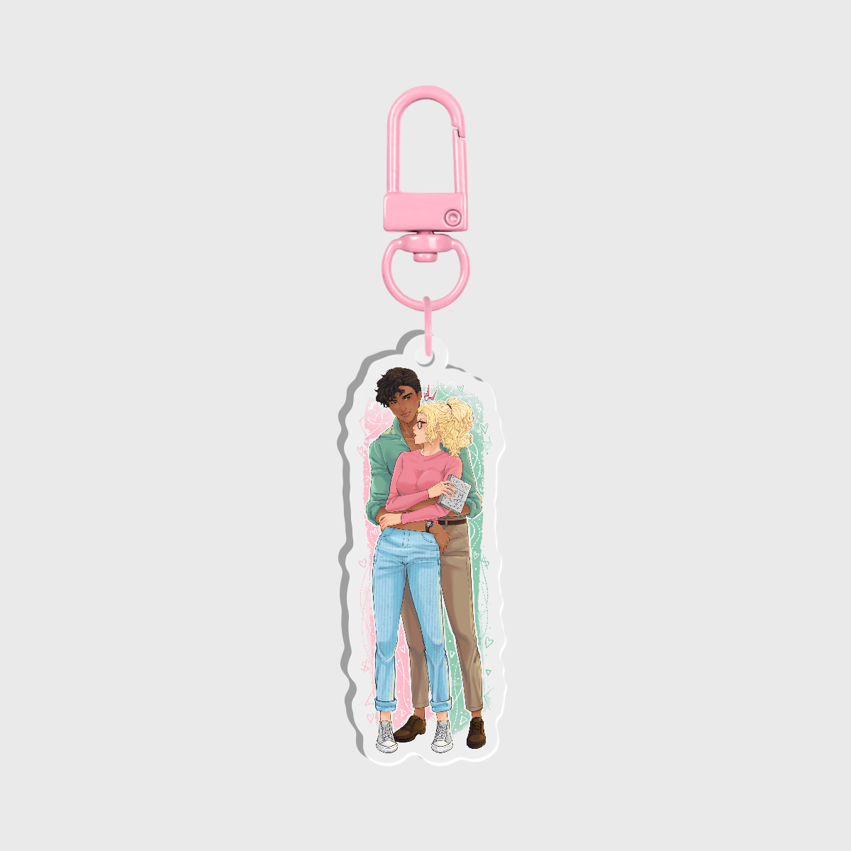 Lexi & Damian Acrylic Keychain